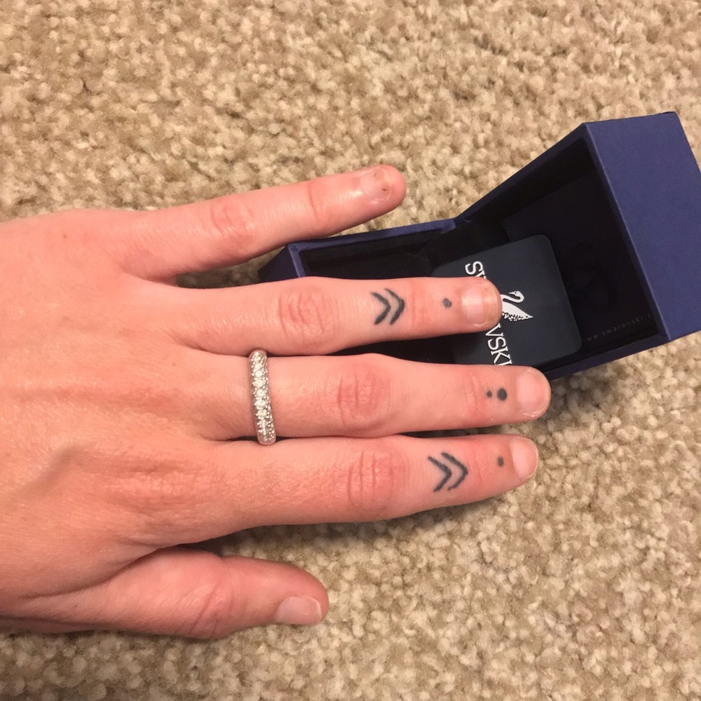 Swarovski Crystal Stackable Ring - image 4